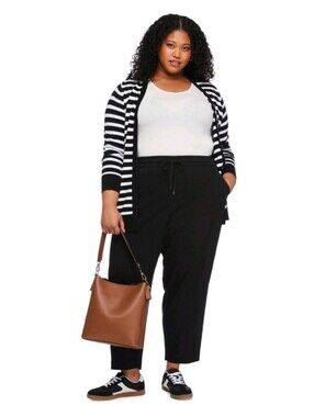 Plus Size Lane Bryant Women's Pull-On Chino Pant 4Pocket,Elasticized Waistband